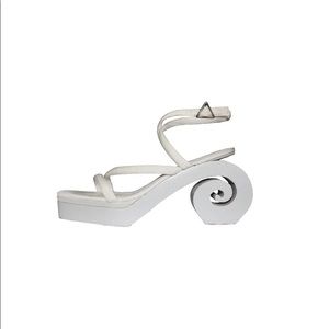 Tyler McGillivary Maris Sandal Heel in White